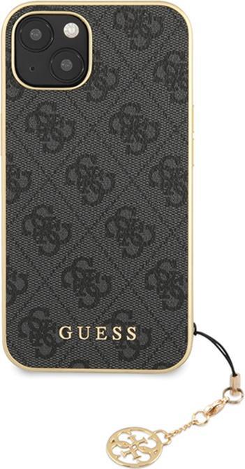 Actual product image Guess GUHCP14SGF4GGR iPhone 14 6.1" szary/grey hardcase 4G Charms Collection (Apple iPhone 14)