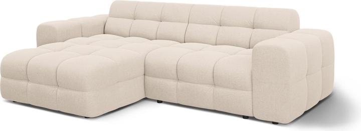 Actual product image Micadoni Velvet Left Corner Sofa, "Kendal", 4 Seats, 256x173x79Made in Europe (Corner sofa)