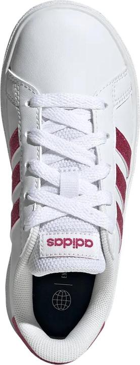 Actual product image adidas Childrens/Kids Grand Court 2.0 Synthetic Leather Trainers (33.5)