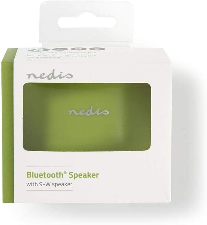 Produktbild Nedis Bluetooth-Lautsprecher SPBTAV01GN - grün (3 h, Akkubetrieb)