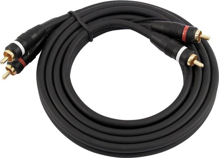 Actual product image Omnitronic Cinch cable 2x2 ground 1.5m (1.50 m, Cinch)