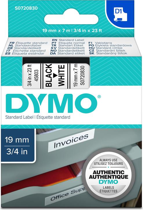 Immagine prodotto Dymo S0720830 Nastro standard (1.90 cm, Bianco)