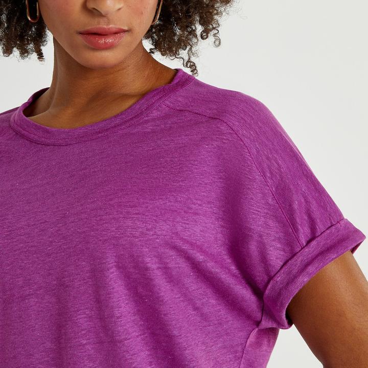 Produktbild La Redoute Collections T-Shirt aus Leinen mit Rundhalsausschnitt (M)