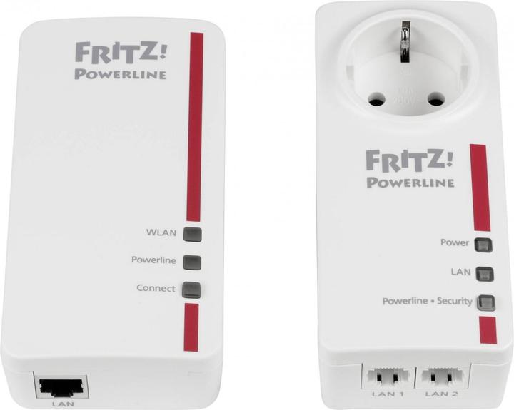 Productafbeelding AVM FRITZ!Powerline 1260 WLAN Set (1200 Mbit/s)