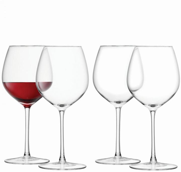 Actual product image LSA Wine red wine glass 400ml - clear x 4 (40 cl, 4 Glasses, Red wine glasses)
