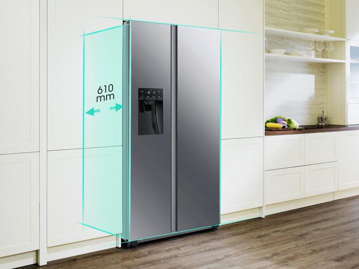 Image du produit Hisense RS694N4TIE Réfrigérateur Side-by-Side Pose libre E Acier inoxydable (562 l)