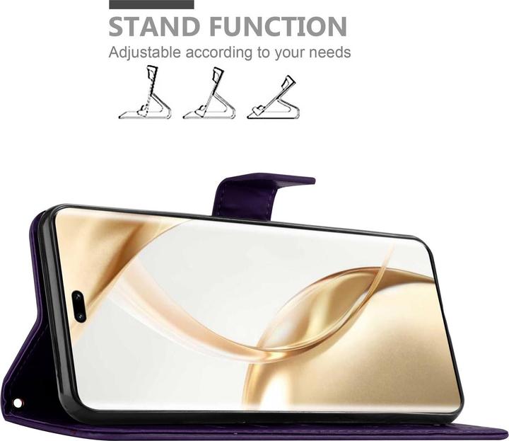 Produktbild Cadorabo Hülle für Honor 200 Pro mit Blumen Muster (Honor 200 Pro)