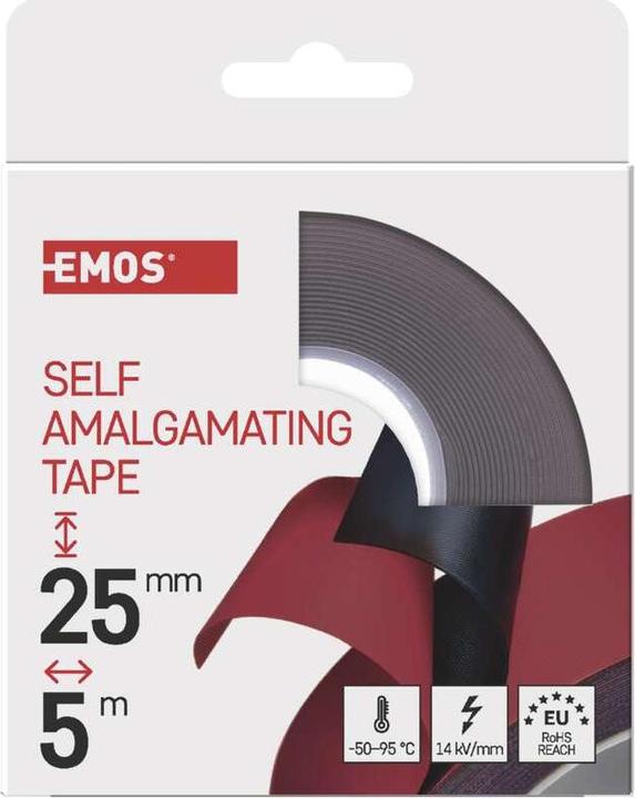 Image du produit Toya Ruban auto-soudant 25mm/5m noir (25 mm)