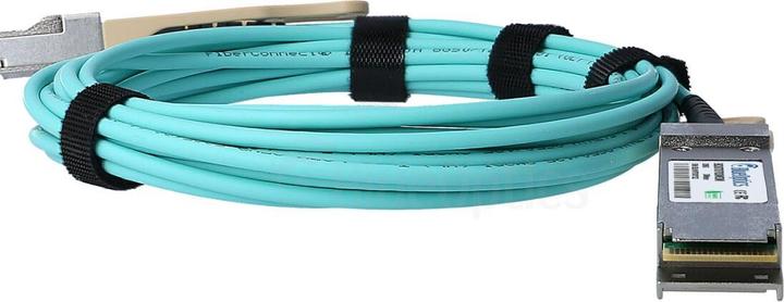 Actual product image BlueOptics Active Optical Cable QSFP56 200GBASE-SR4 3 Meter