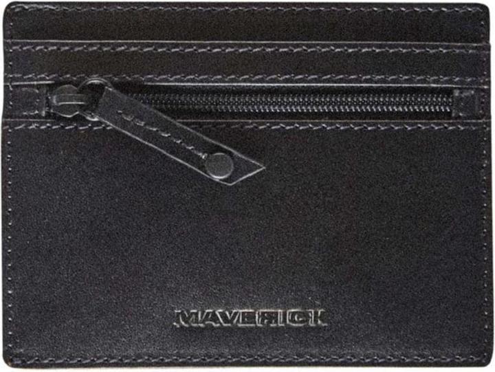 Maverick Portemonnaie All Black 11.5 x 8.7 cm, Schwarz