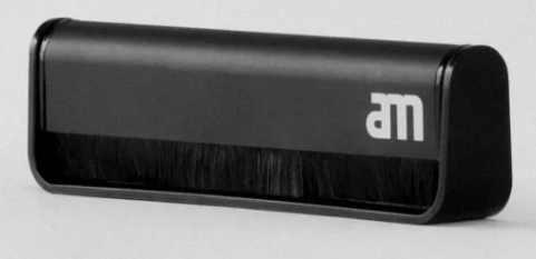 AM Clean Sound Brosse à vinyle pour le nettoyage des disques (Nettoyage du tourne-disque)