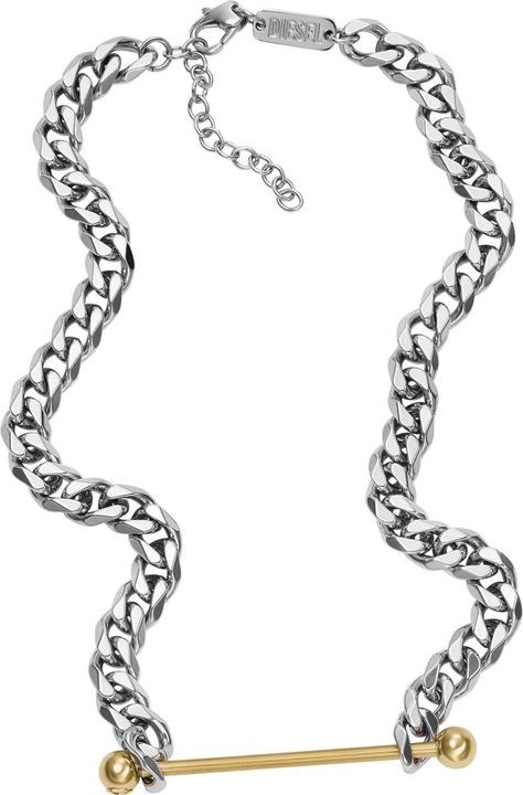 Image du produit Diesel Collier en acier (Acier inoxydable, 40 - 45 cm)