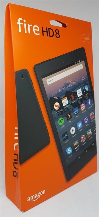 Actual product image Amazon Fire HD 8 Tablet with Alexa, 20.32cm (8 inch) HD Display, 16 GB, Black, with... (8", 16 GB, Black)