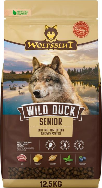 Produktbild Wolfsblut Wild Duck (Senior, 1 Stk., 12500 g)