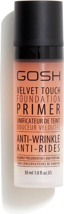 Actual product image Gosh VELVET TOUCH foundation primer anti-wrinkle 30 ml