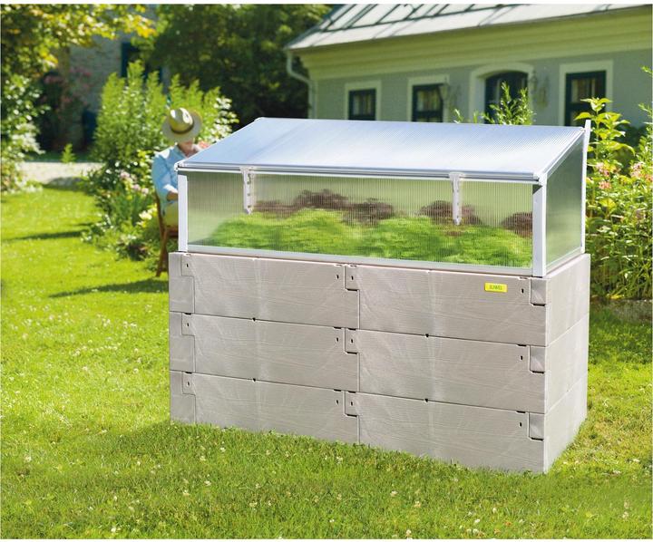 Actual product image Juwel Raised bed Timber combi set plastic 130 x 90 x 60 cm grey