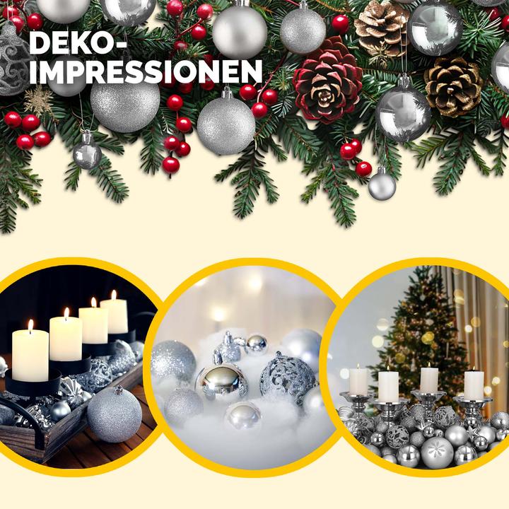 Produktbild Deuba Weihnachtsbaumkugeln (100 -teilig)
