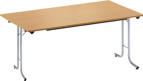 Actual product image kaiserkraft Folding table, with rounded edges