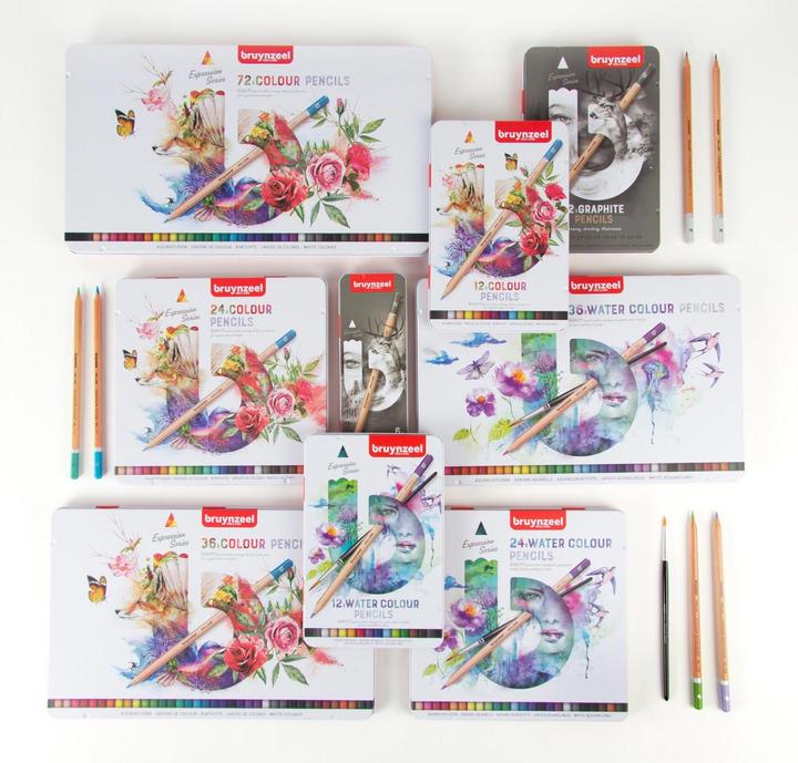 Actual product image Bruynzeel Expression Watercolour Pencils (Multicolor, 36 x)