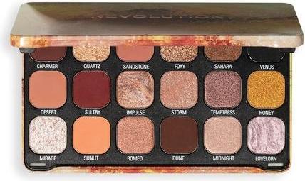 Actual product image I Heart Revolution Revolution Beauty Forever Flawless Eyeshadow Palette 18 Pigmented Makeup