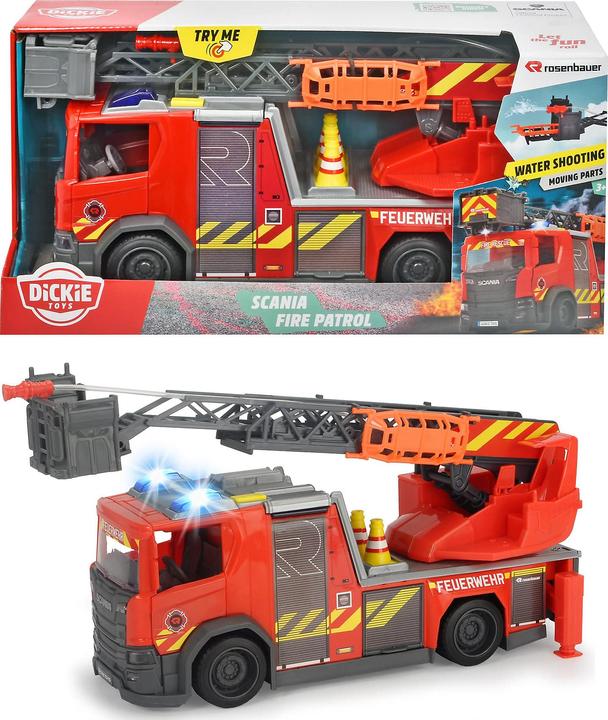 Actual product image Dickie Fire engine with water spray