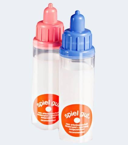 Actual product image Heless Doll Milk Bottle Trick 14cm
