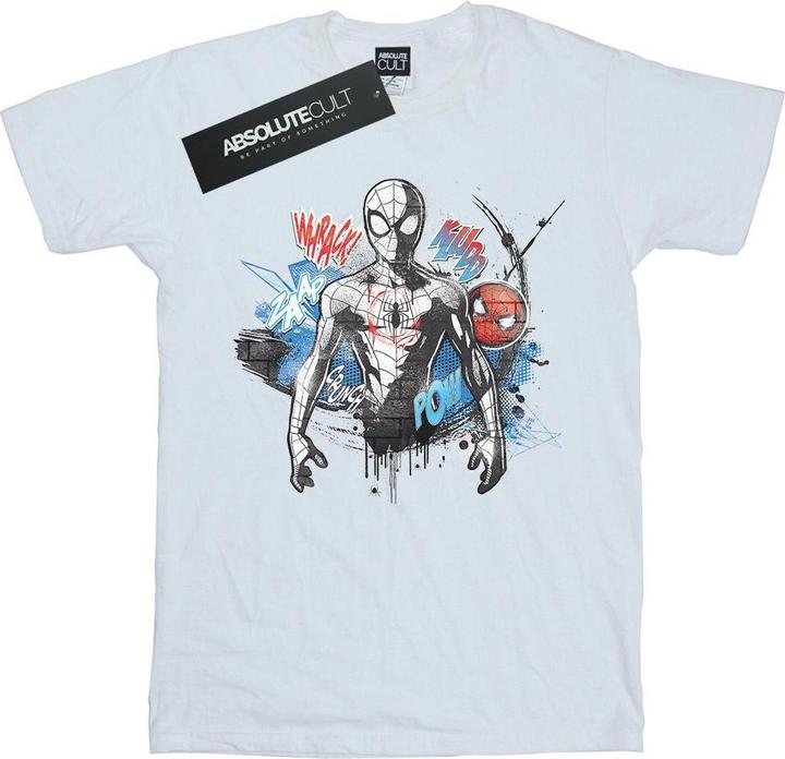 SpiderMan Graffiti Pose TShirt (L)