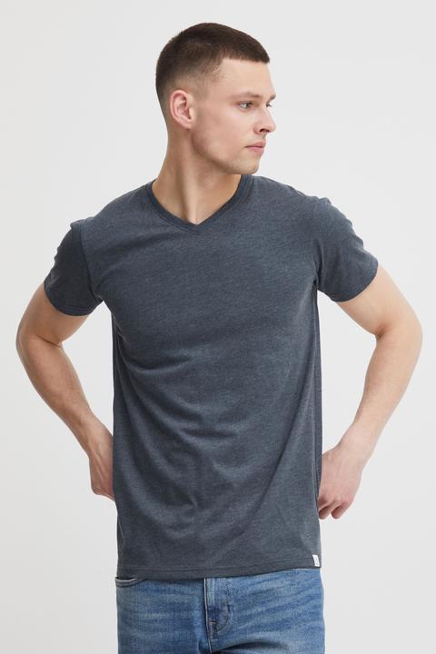 Immagine prodotto Solid Bedo T-Shirt A Maniche Corte Maglietta Da Uomo Con Collo A V In Cotone 100% (L)