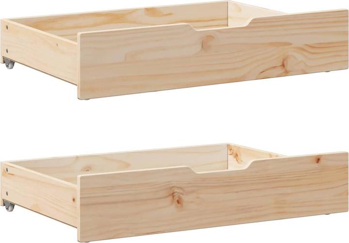 Produktbild VidaXL Bettschubladen mit Rollen 2 Stk.
