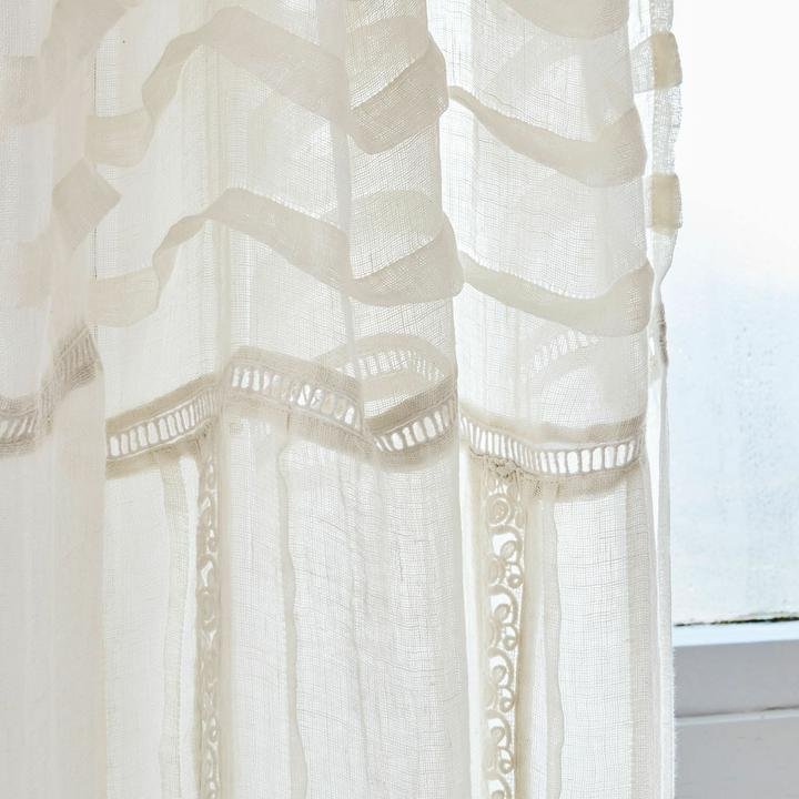 Produktbild Loberon Gardine Soulce ecru (250 x 135 cm)