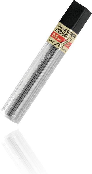 Image du produit Pentel Mines pour crayons Hi-Polymer Super (Recharger, Noir, 0.50 mm)