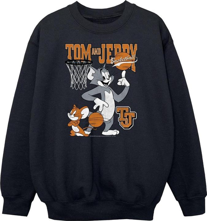Tom & Jerry Boys Spinning Basketball Sweatshirt (140, 146)