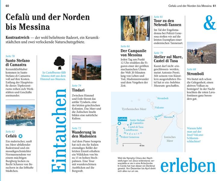Actual product image Travel pocket book Sicily (German, Caterina Mesina)