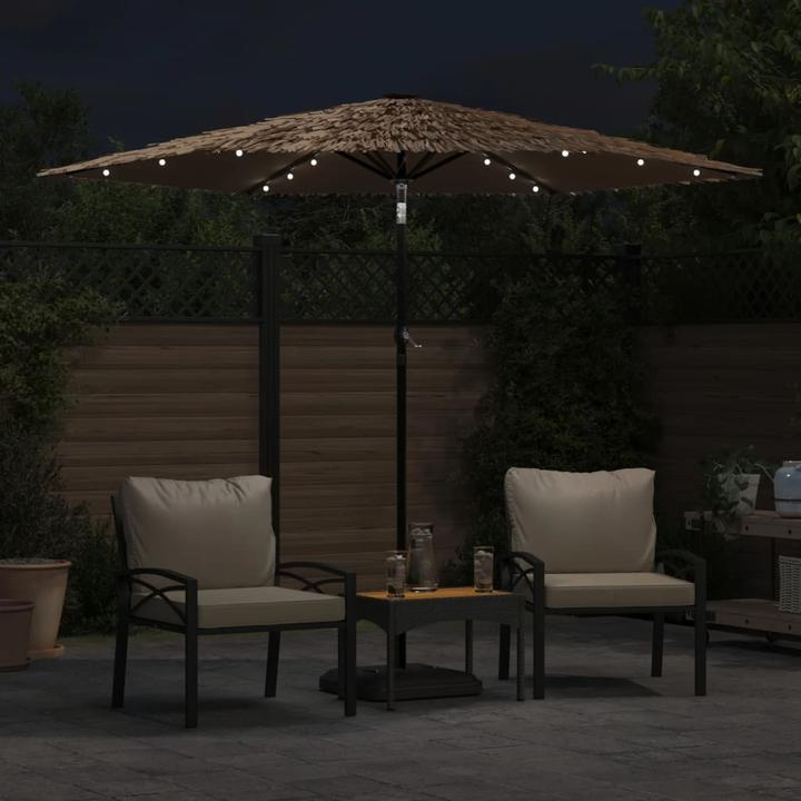 Produktbild VidaXL Sonnenschirm mit LED und mast (3.24 m)