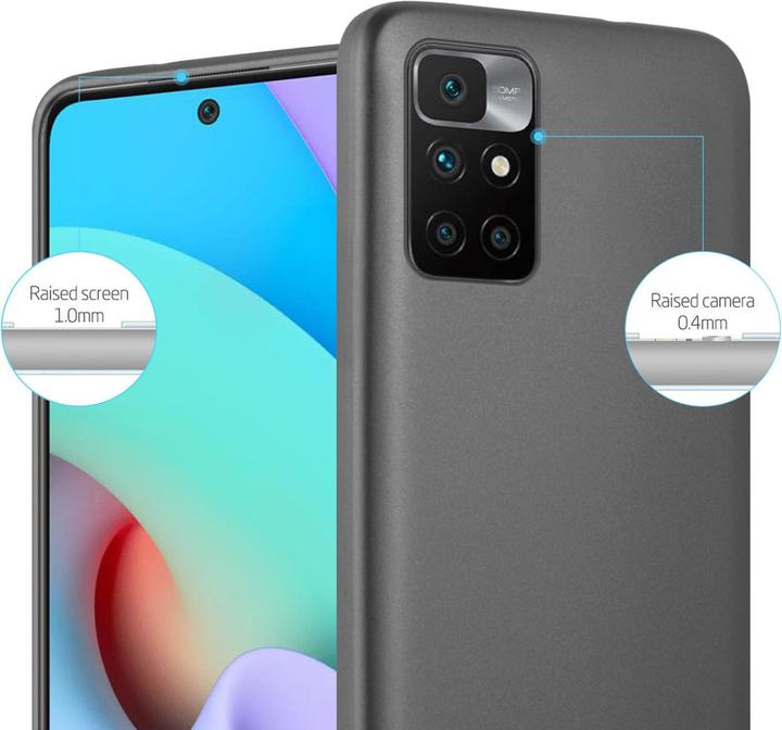 Image du produit Cadorabo TPU Matt Metallic Cover (Xiaomi Redmi 10, Xiaomi Redmi Note 11 5G)