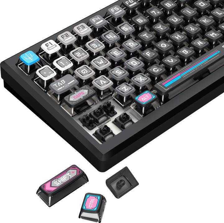 Actual product image Redragon K732MC-RGB-PRO Uranus Pro 82 (Eng. Int., Wireless)
