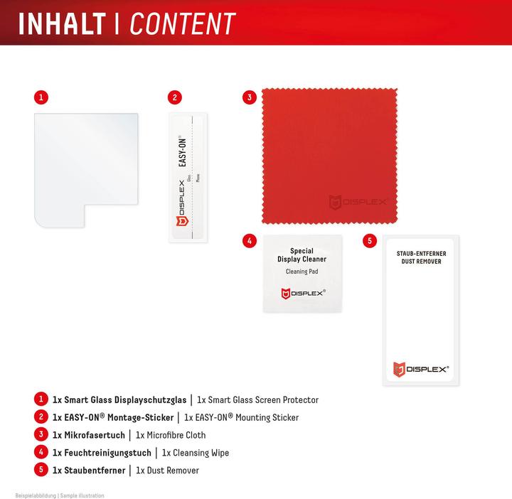 Immagine prodotto Displex Vetro intelligente 2D (1 Pezzo/i, Samsung Galaxy Z Flip5, Samsung Galaxy Z Flip6)