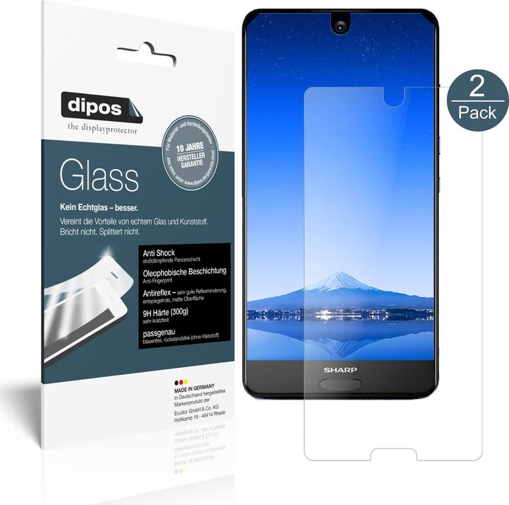Produktbild Dipos Displayschutz Anti-Shock (1 Stück, Sharp Aquos S2)