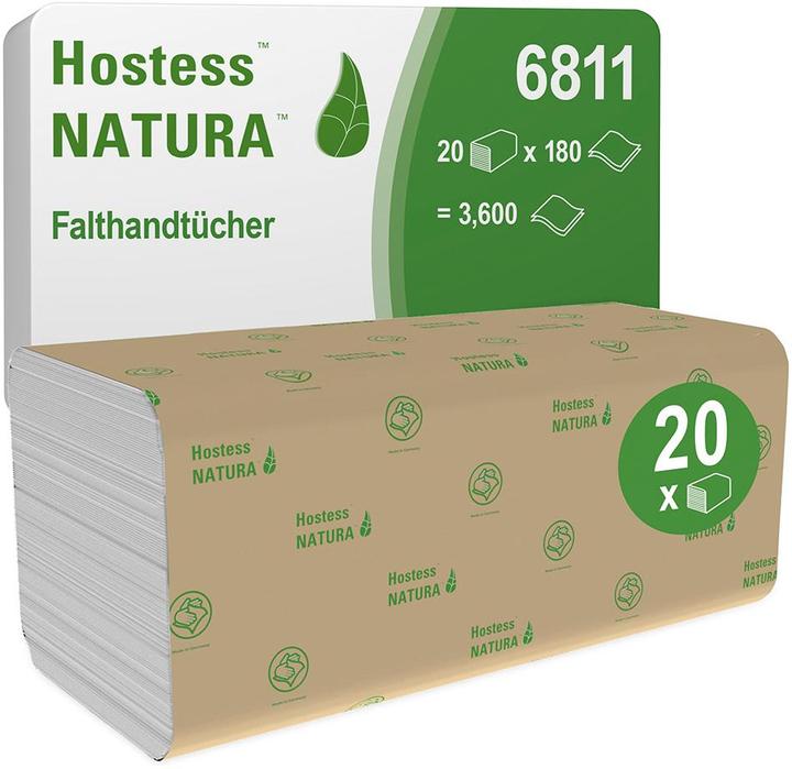 Produktbild Kimberly-Clark Papierhandtücher Kimberly Clark Hostess™ Natura™, Zick-Zack-Falzung, 2-lagig, 20 x 180 Blatt, Rec... (3600 x)