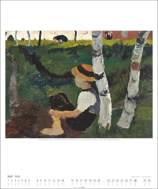 Produktbild Paula Modersohn-Becker Kalender 2026 (46 x 55 cm, Deutsch, Englisch)