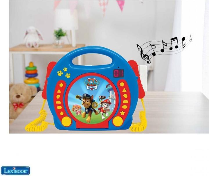 Immagine prodotto Lexibook Lettore CD con microfono Paw Patrol