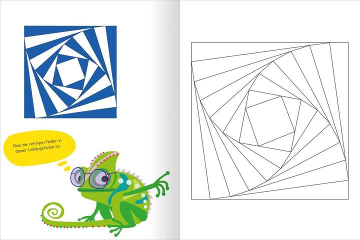 Produktbild Optische Illusionen – Malbuch