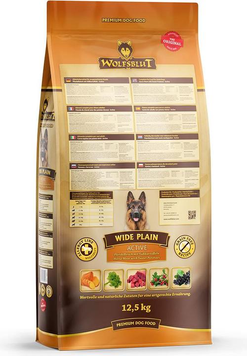 Produktbild Wolfsblut Wide Plain Active (Adult, 1 Stk., 12500 g)