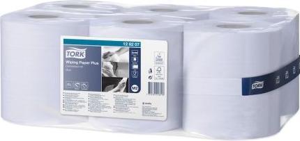 Image du produit Tork Wiping Paper Centre Roll Blue 6x157 (450 x)