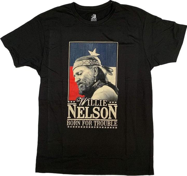 Produktbild Willie Nelson Born For Trouble TShirt (L)