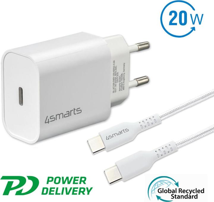 Actual product image 4smarts USB wall charger (20 W)
