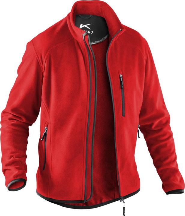Produktbild Kübler Fleecejacke mittelrot 4XL (4XL)