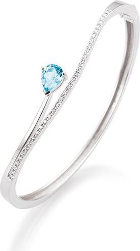 Breuning ARMREIF - Farbstein/Brill. 0,33 Ct. H/si (750/18 K Gold)
