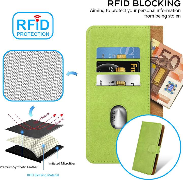 Actual product image Cadorabo Case for HTC U PLAY Book Cover (HTC U Play)