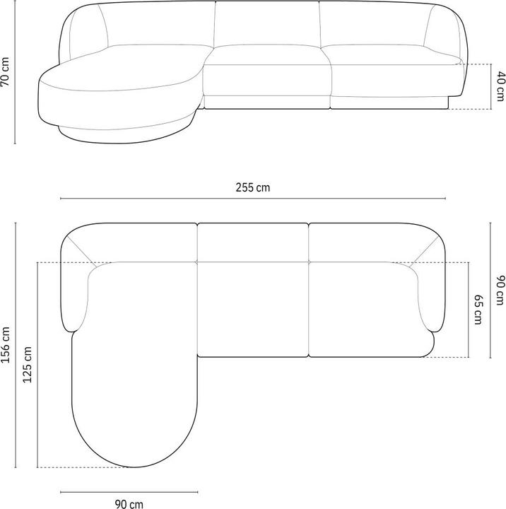 Actual product image Micadoni Miley (Corner sofa)